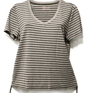 Women's Gilligan & O'Malley Gray Short Sleeve Pajama Top